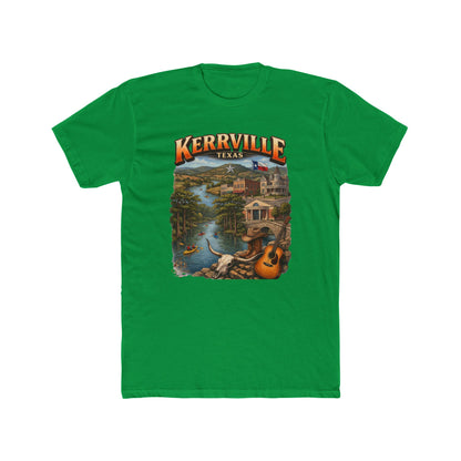 Kerrville Texas Scenic T-Shirt — Riverfront Guitar Vintage Travel Tee
