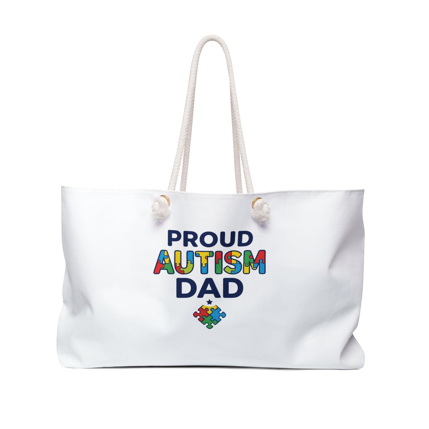Proud Autism Dad Weekender Bag