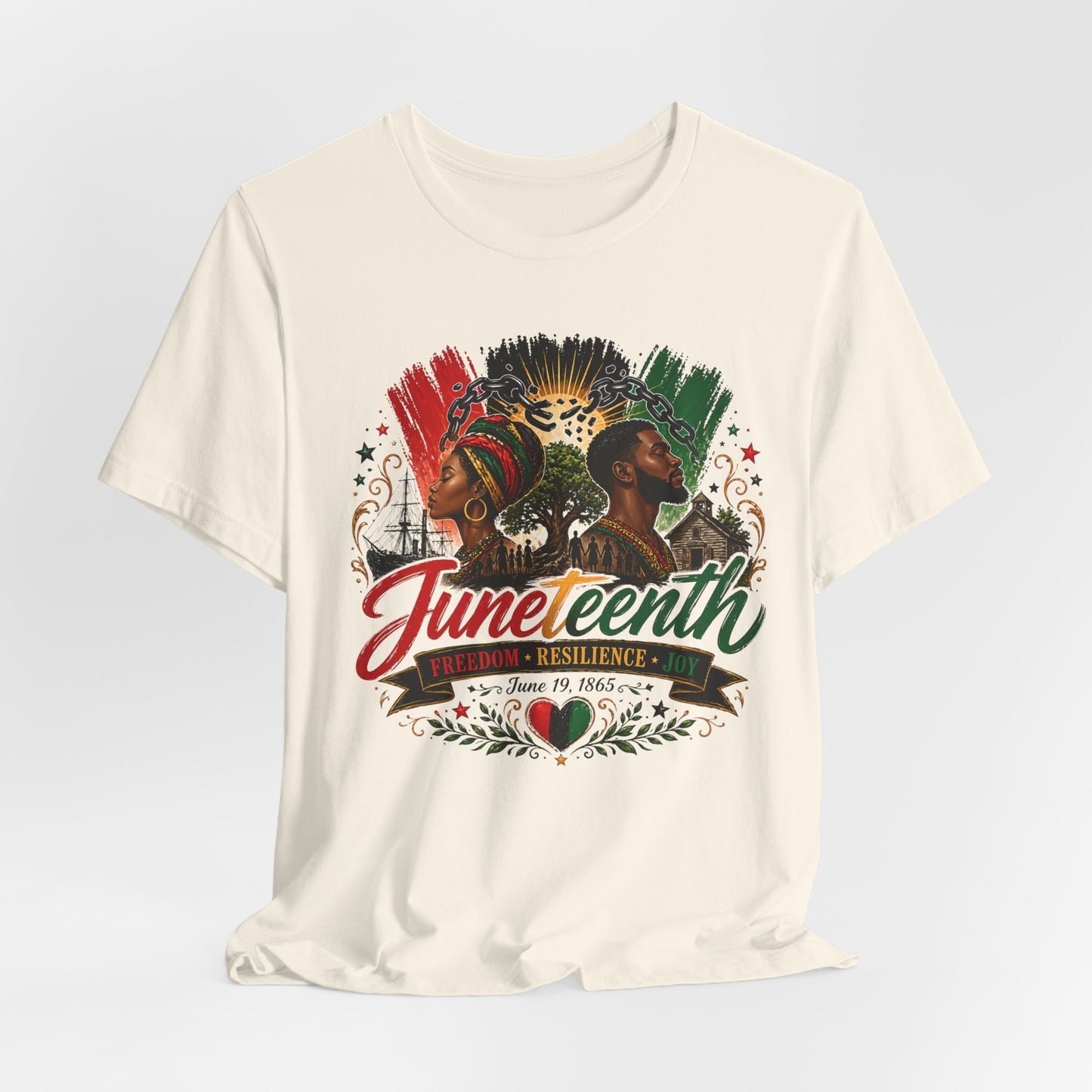 Juneteenth Celebration Tee — Freedom Resilience Juneteenth Graphic Shirt