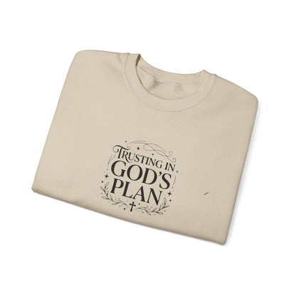 Trusting In God's Plan  Crewneck Sweatshirt