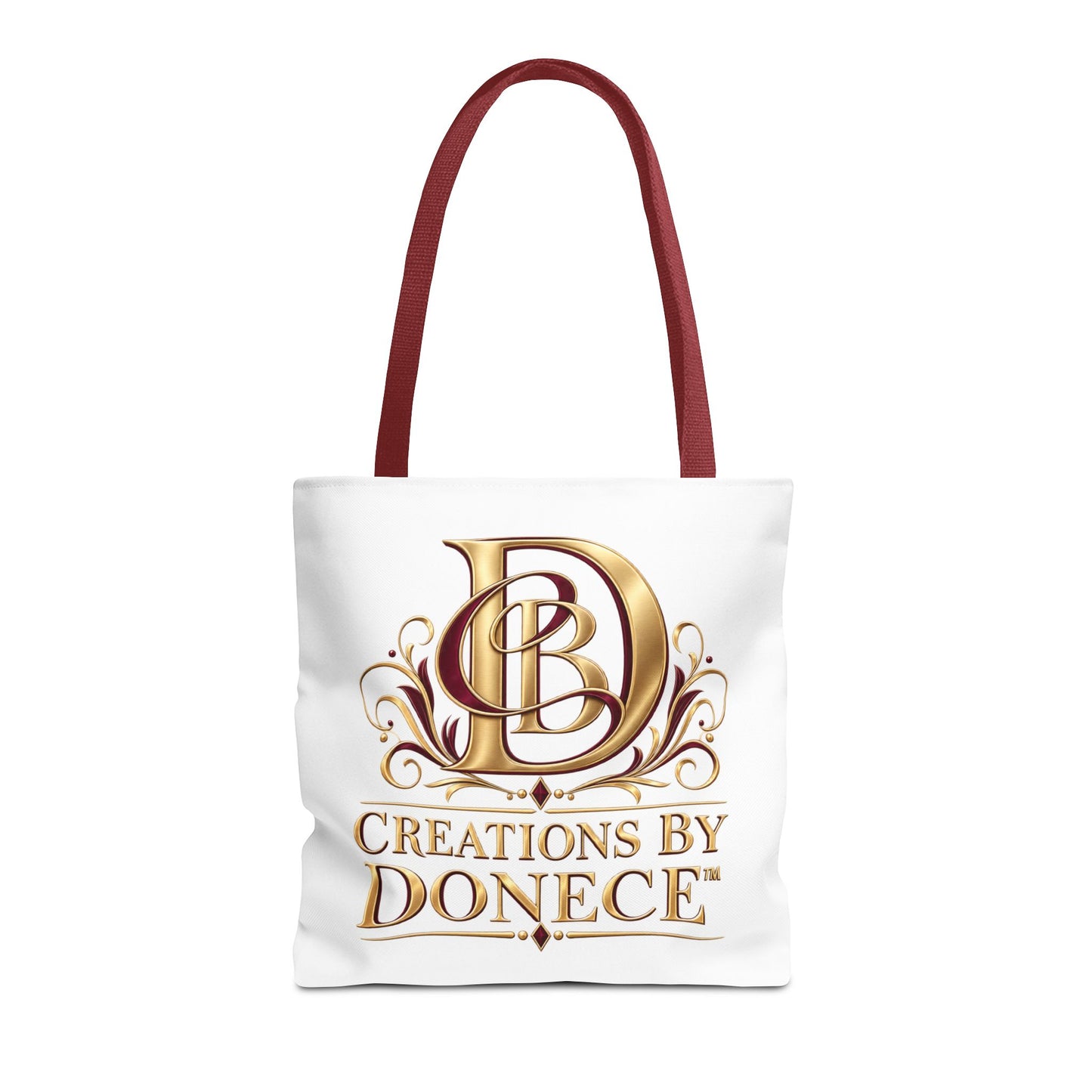 Creations by Donece Gold Logo Tote