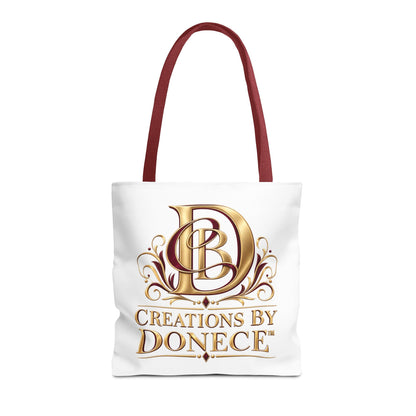 Creations by Donece Gold Logo Tote