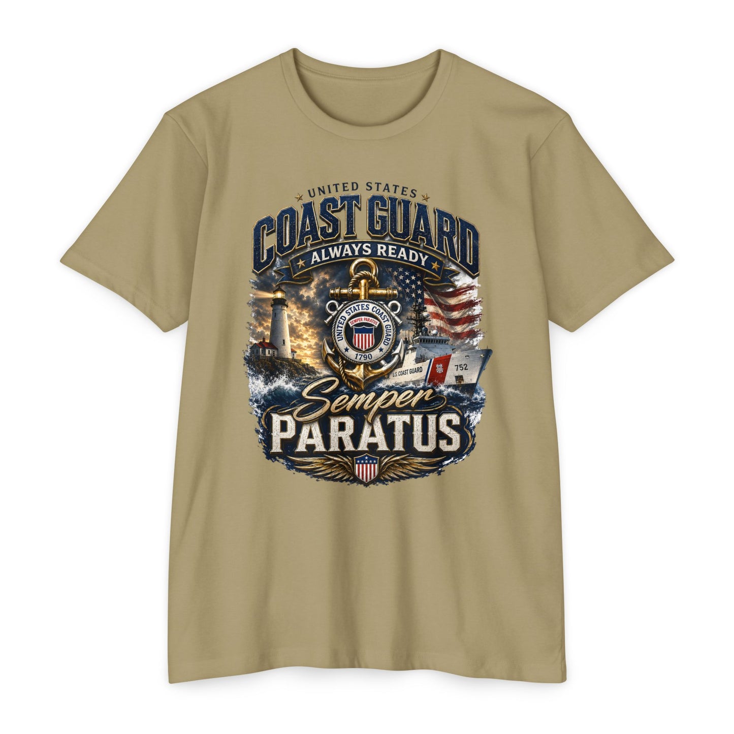 Coast Guard Semper Paratus T-Shirt – U.S. Coast Guard Veteran Tee