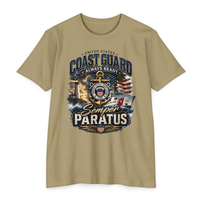 Coast Guard Semper Paratus T-Shirt – U.S. Coast Guard Veteran Tee