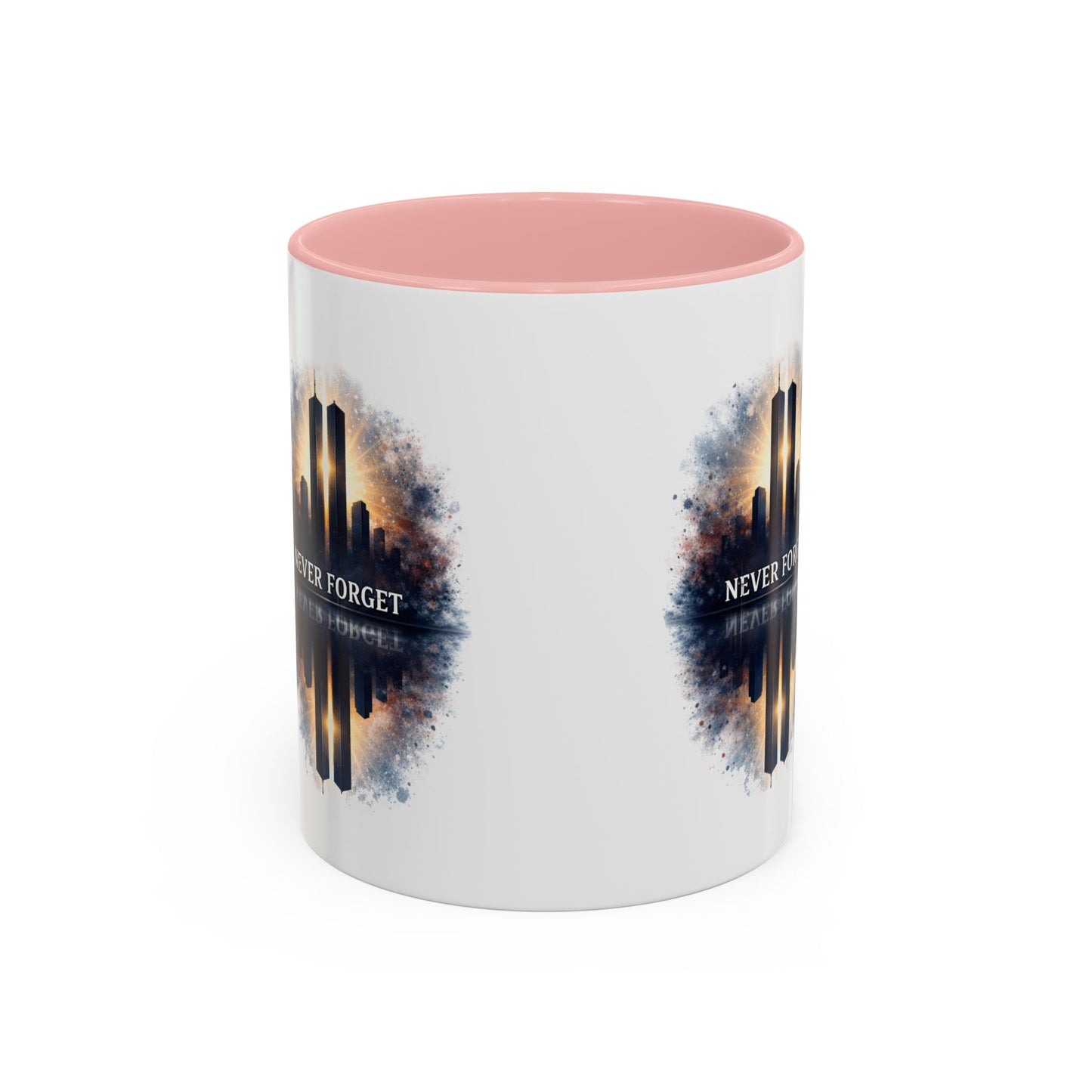 Never Forget 9/11 Memorial Accent Coffee Mug (11/15oz)