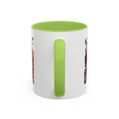 Nails Speak Louder Than Words Accent Coffee Mug — Pink Manicure Beauty Gift (11/15oz)