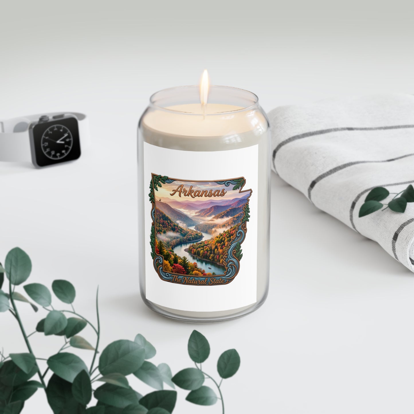 Arkansas Scenic Soy Candle — 'The Natural State' 13.75oz Scented Candle