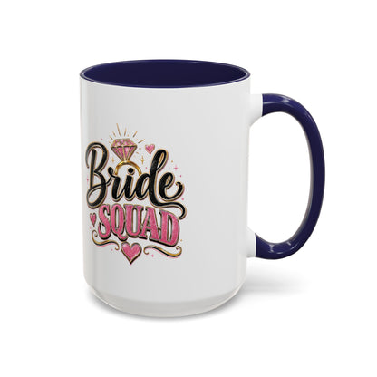 Bride Squad Coffee Mug — Bachelorette Party Gift, Bridal Shower Accent Mug