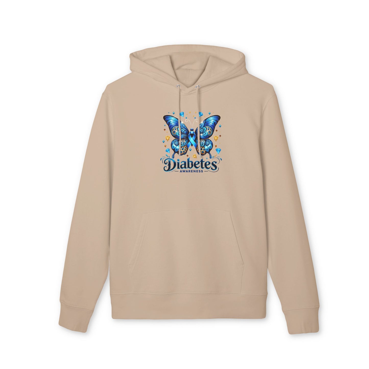 Diabetes Awareness Butterfly Hoodie