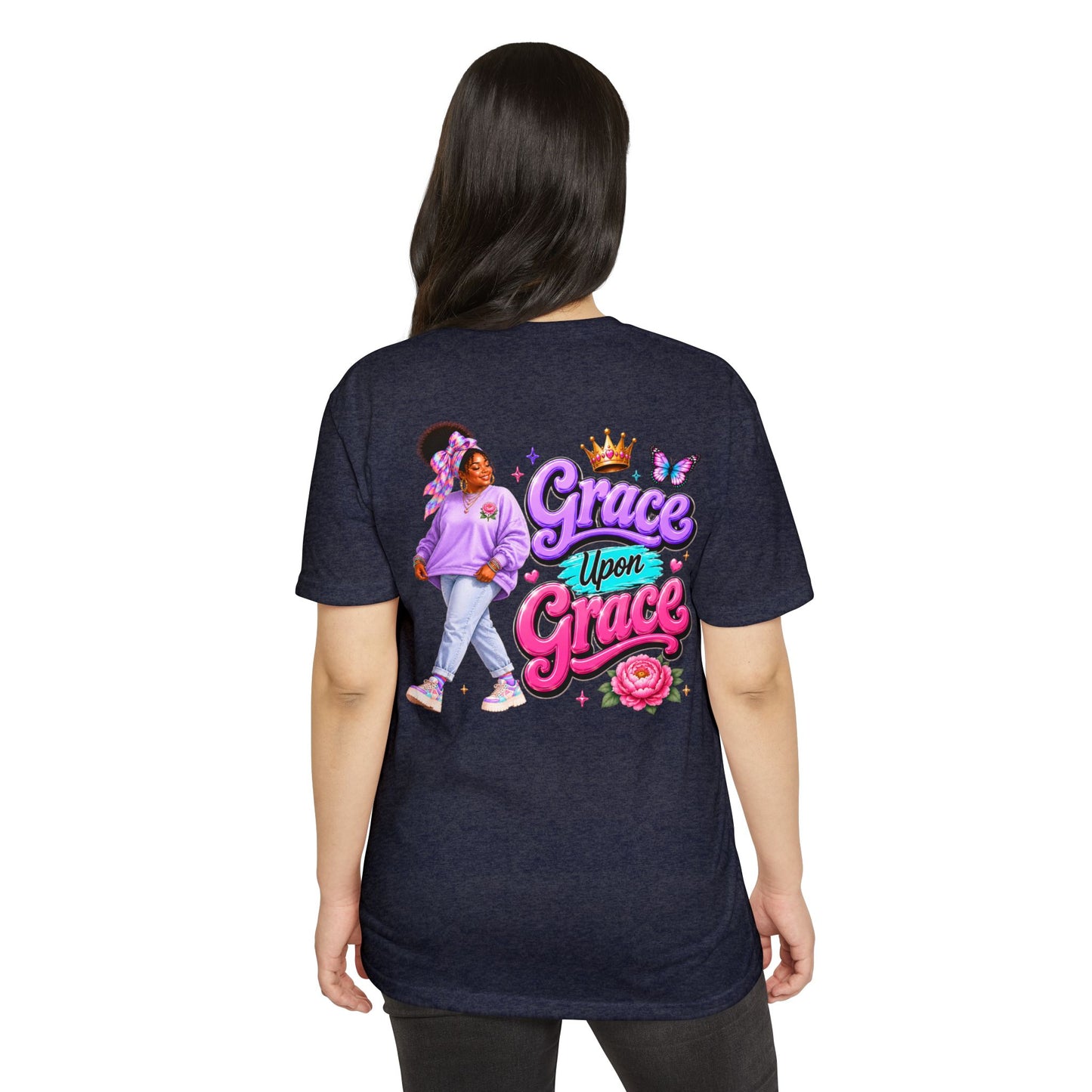 Grace Upon Grace T-Shirt — Inspirational Girl Faith Tee