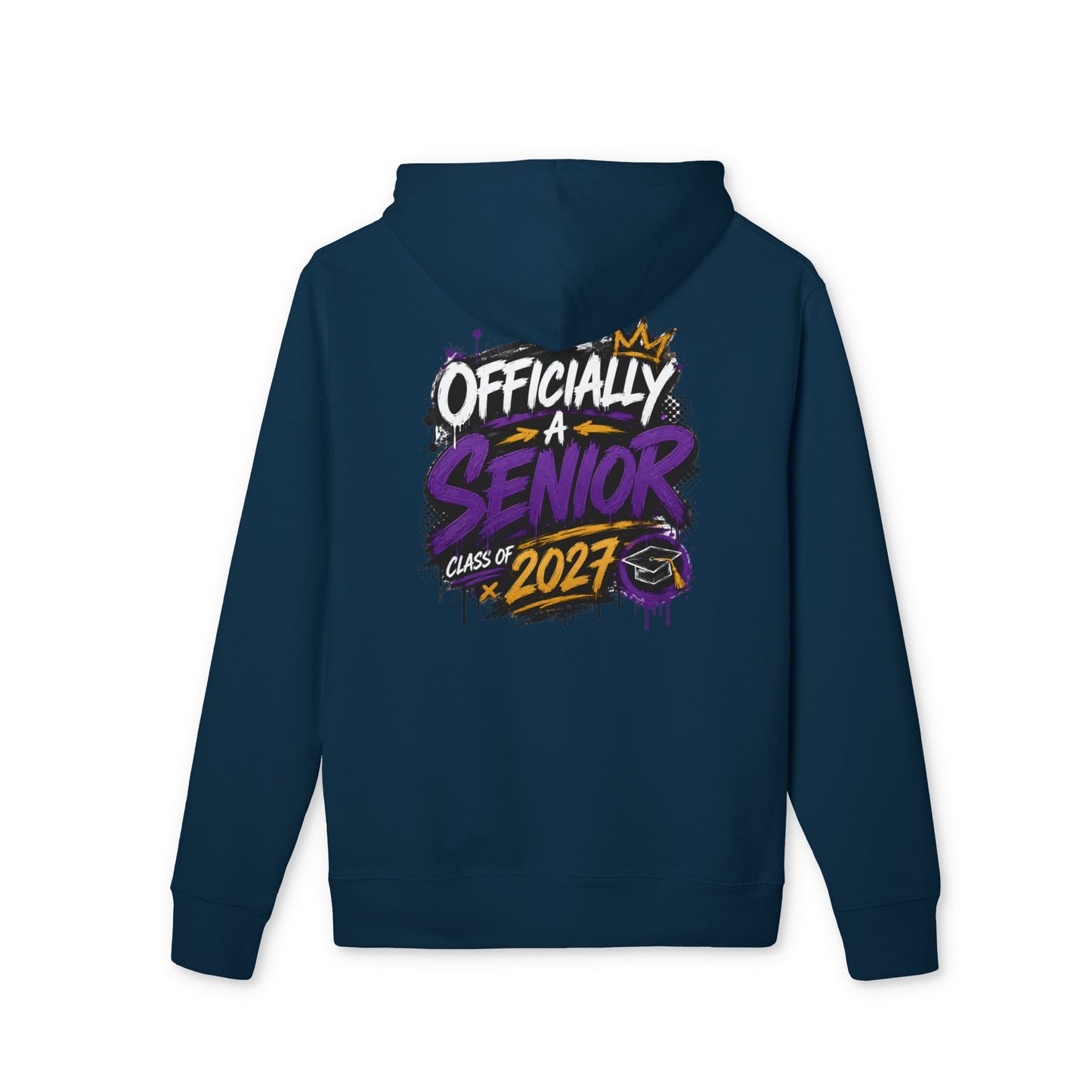 Senior Class Hoodie - "Officially a Senior" Class of 2027 Graphic Hoodie