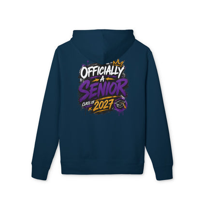 Senior Class Hoodie - "Officially a Senior" Class of 2027 Graphic Hoodie