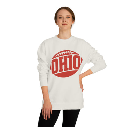 Ohio Football Crewneck Sweatshirt — Vintage Collegiate Game Day Pullover