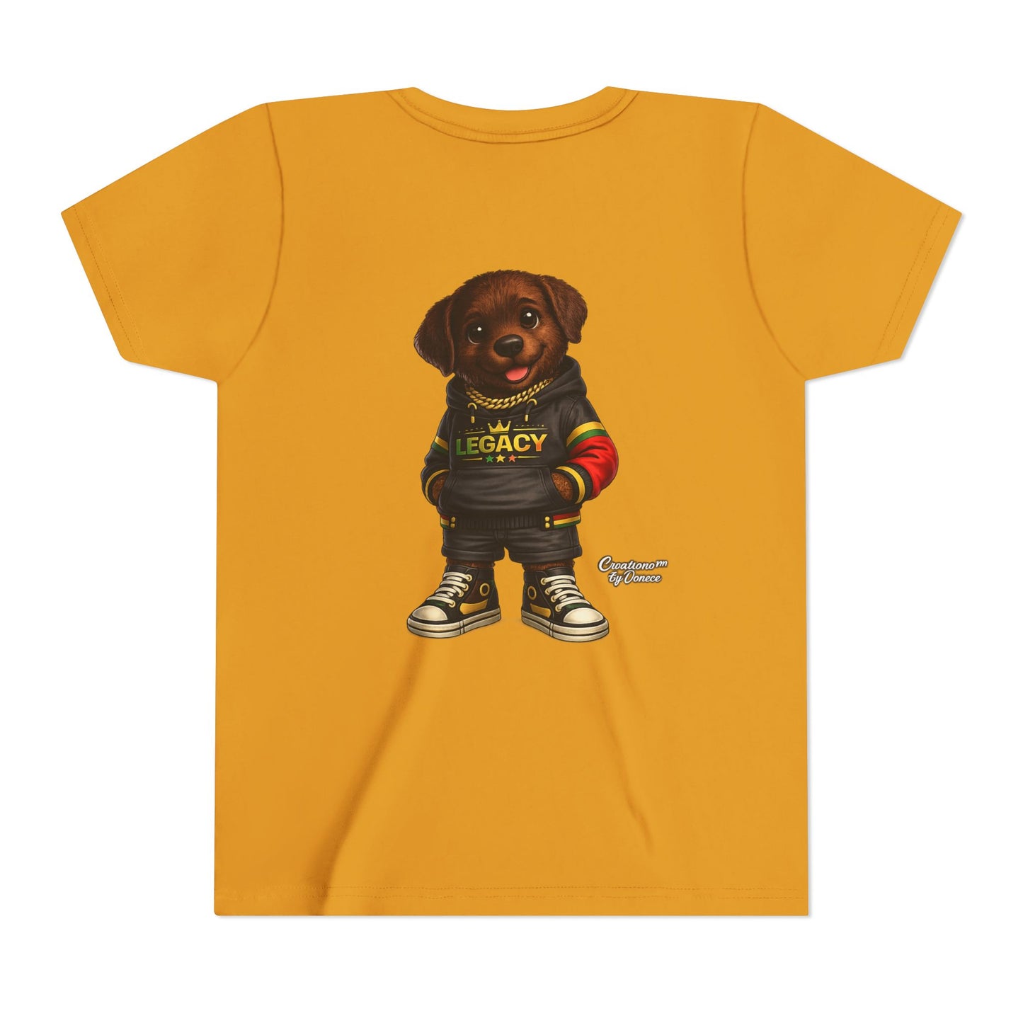 Youth Dog Tee — 'Legacy' Streetwear Puppy Graphic Shirt