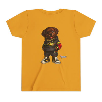 Youth Dog Tee — 'Legacy' Streetwear Puppy Graphic Shirt