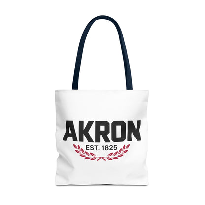 Akron Est. 1825 Tote Bag — City Pride Canvas Tote