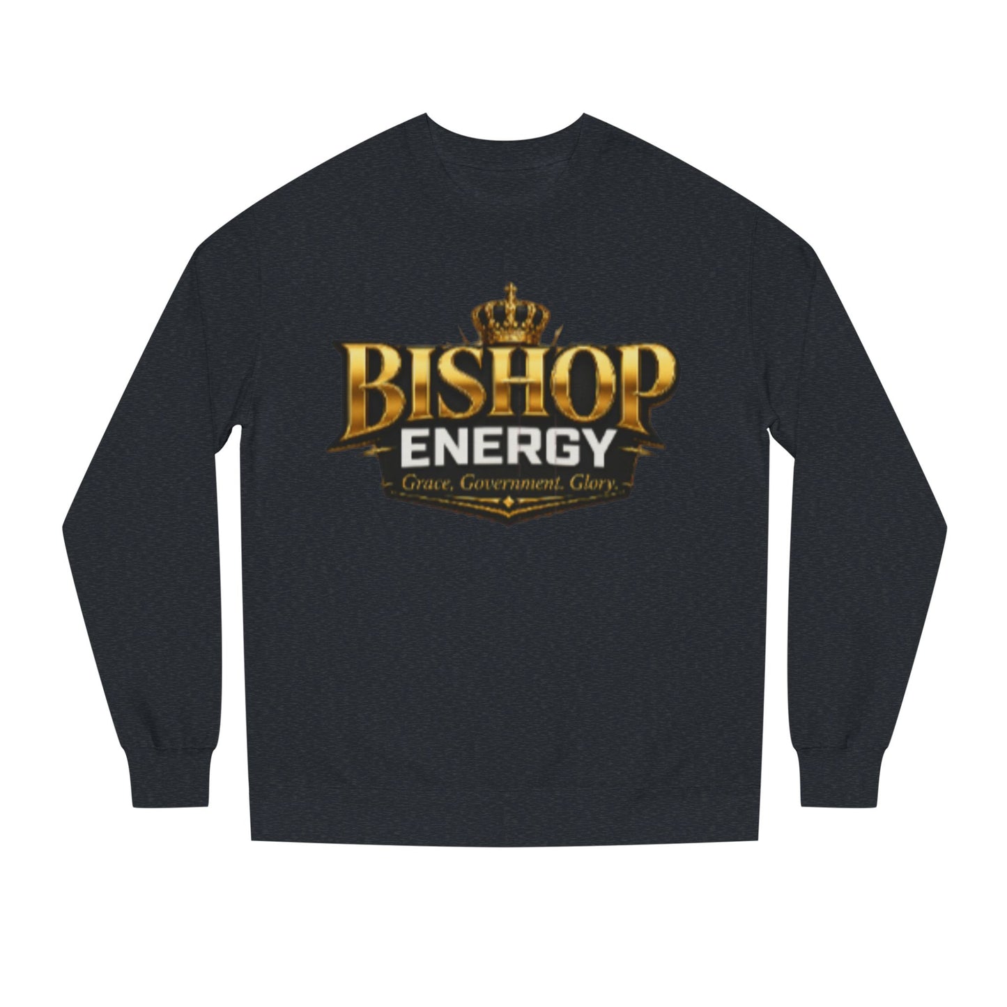 Bishop Energy Crewneck Sweatshirt — Gold Crown Logo Streetwear