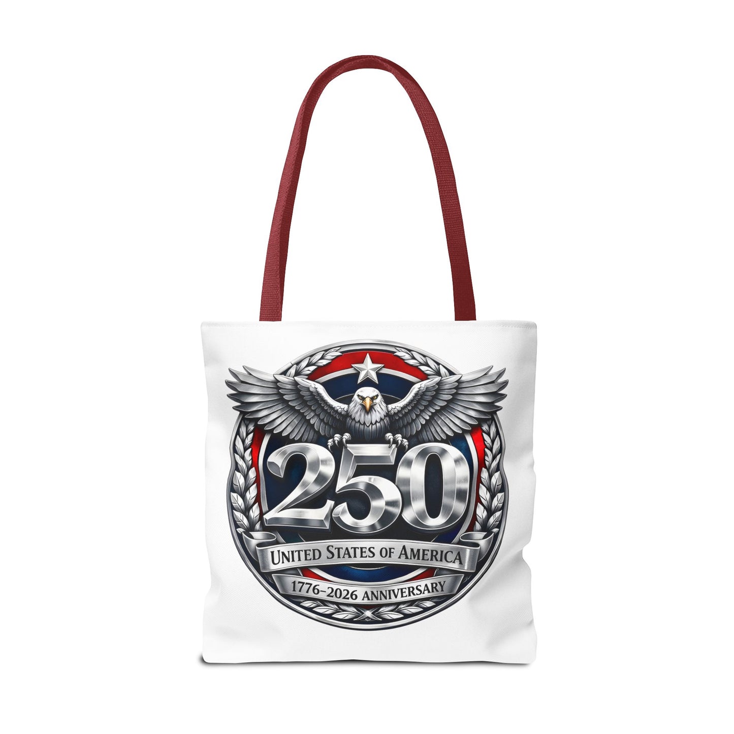 250th USA Anniversary Tote Bag — Patriotic Eagle 1776–2026 Commemorative Tote