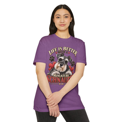 Life Is Better With a Miniature Schnauzer T-Shirt