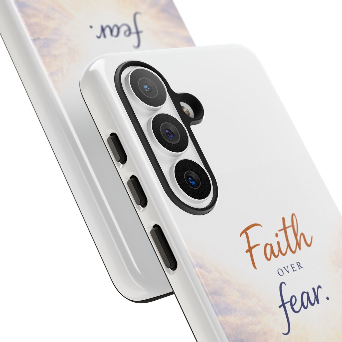 Faith Over Fear Phone Case — Inspirational Christian iPhone Cover