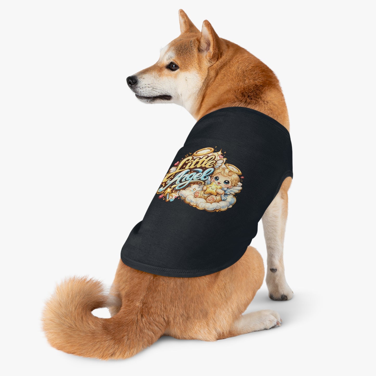 Little Angel Pet Tank Top — Cute Angel Puppy & Kitten Shirt for Small Dogs and Cats