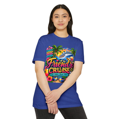 Friends Cruise T-Shirt - Tropical Vacation Cruise Graphic Tee