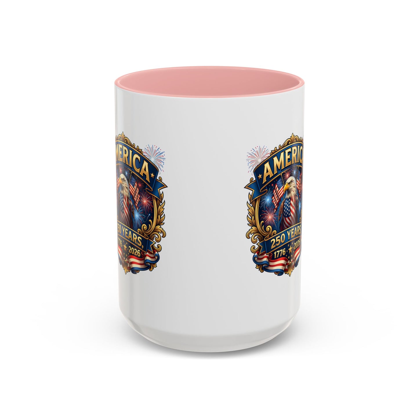 250th America Eagle Coffee Mug — Patriotic 1776–2026 Anniversary Accent Mug