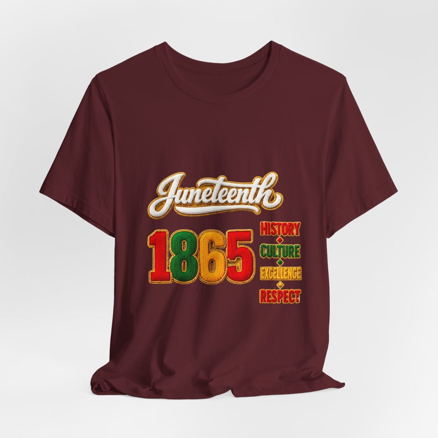 Juneteenth 1865 Tee — History • Culture • Excellence • Respect T-Shirt