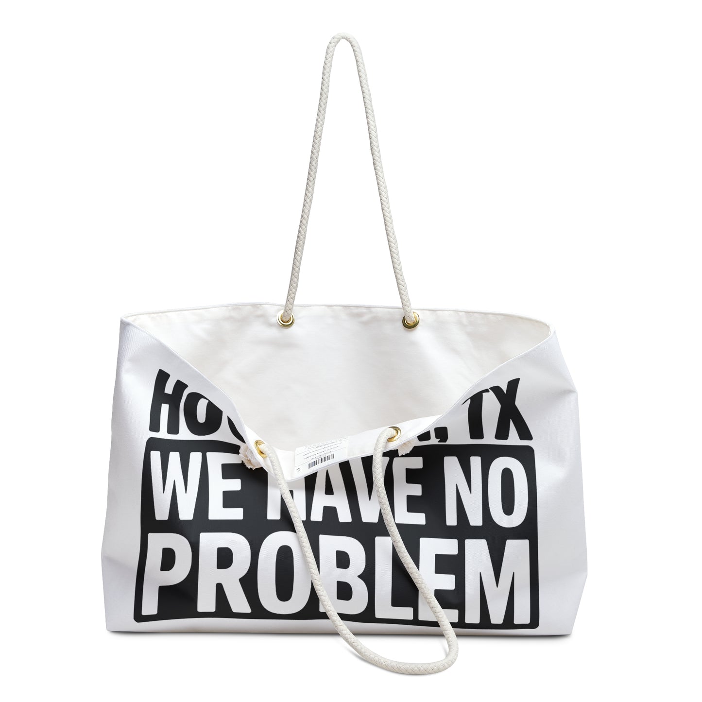 Houston, TX Weekender Bag – 'We Have No Problem' Travel Tote