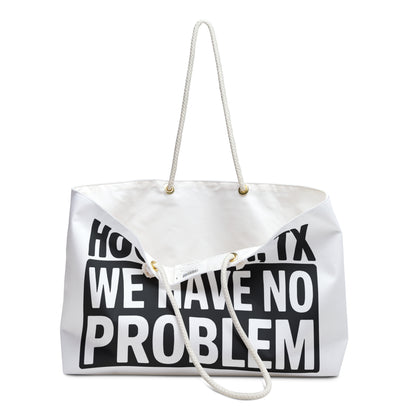 Houston, TX Weekender Bag – 'We Have No Problem' Travel Tote
