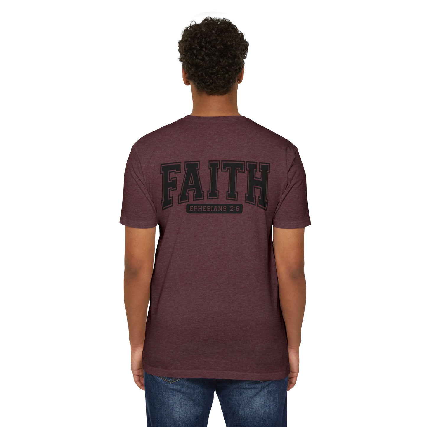 Faith Ephesians 2:8 Tee — Inspirational Christian T-Shirt