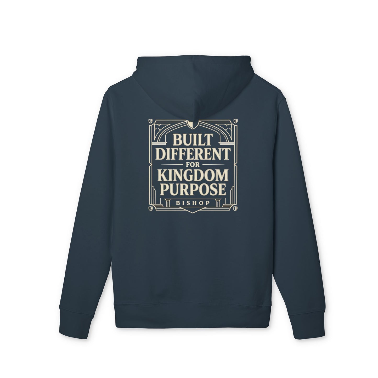 Built Different for Kingdom Purpose Hoodie — Faith-Based Inspirational Pullover