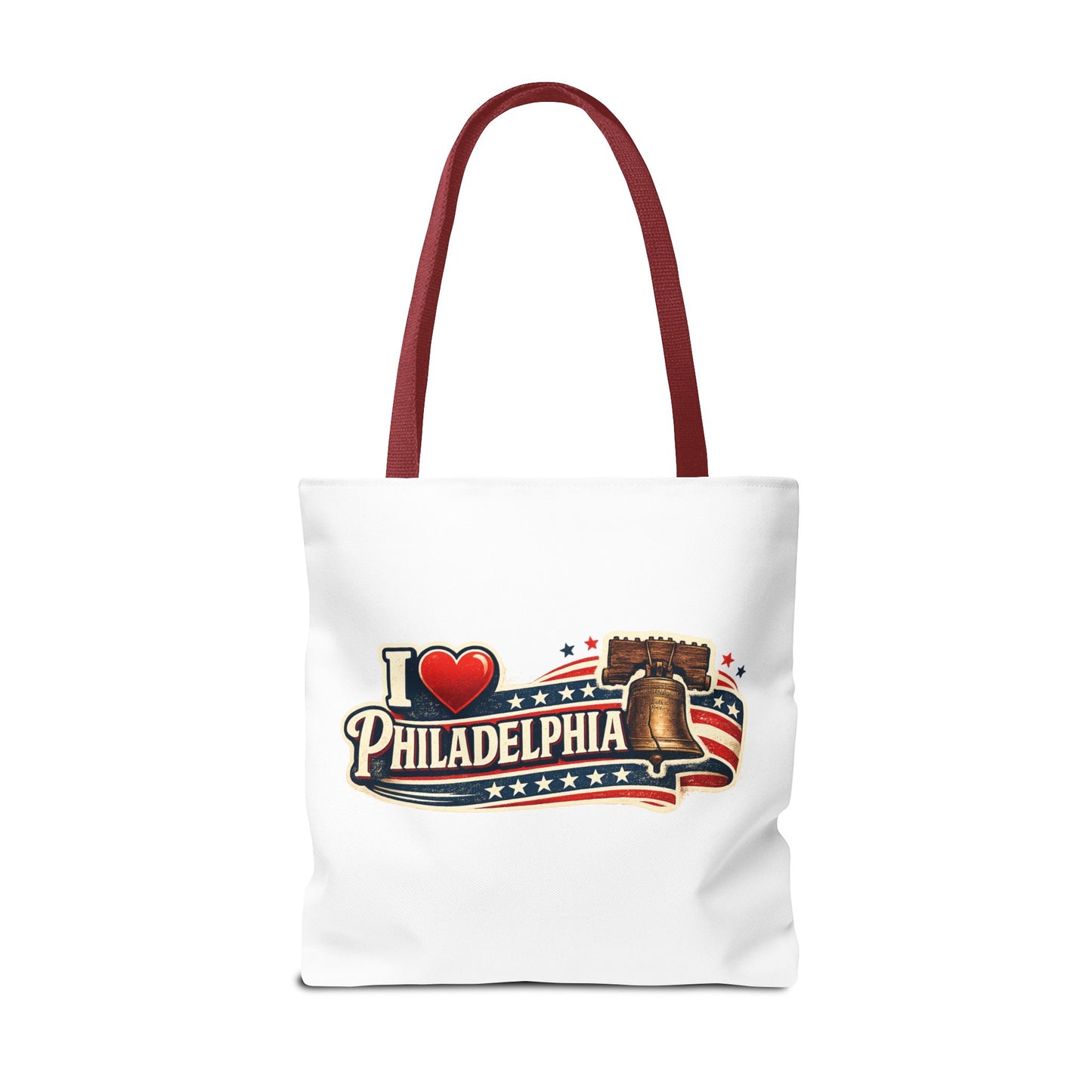I  Philadelphia Liberty Bell Tote Bag — American Flag City Souvenir
