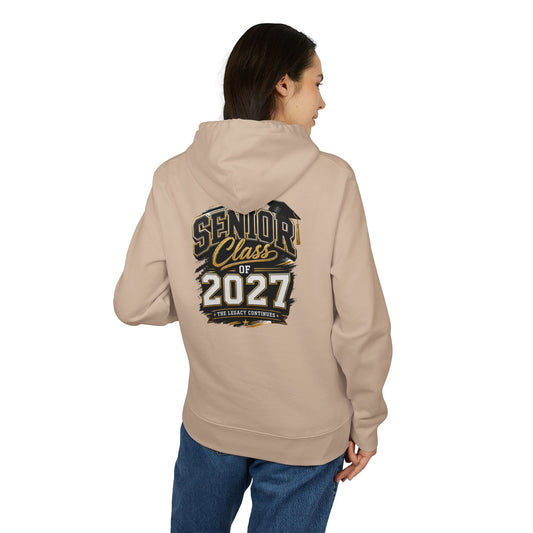 Senior Class of 2027 Hoodie — Graduation Sweatshirt with Cap Graphic