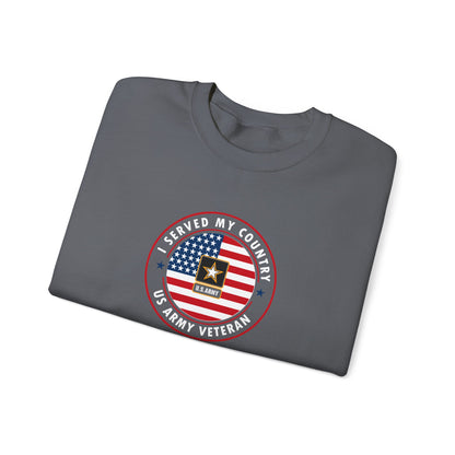 I Served My Country US Army Veteran Sweatshirt