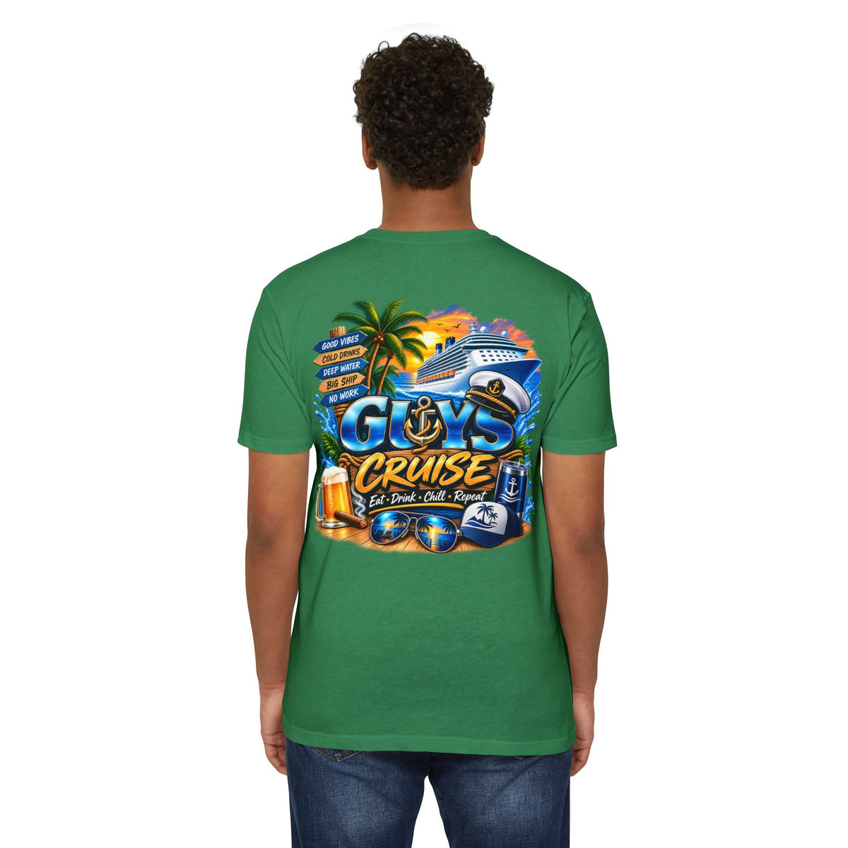 Cruise Guys T-Shirt — "Guys Cruise" Vacation Tee