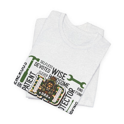 Best Dad Toolbox Word Cloud T-Shirt