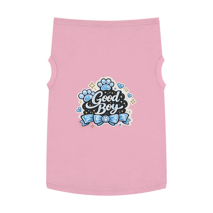 Good Boy Dog Tank Top — Cute Paw Print Pet Shirt