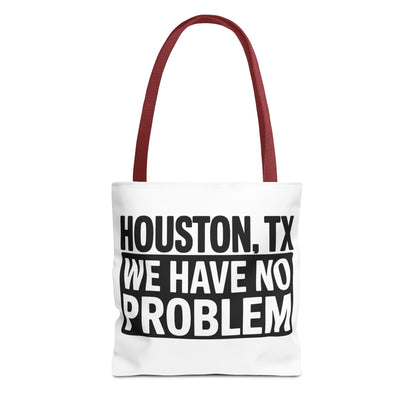Houston TX Tote Bag — 'We Have No Problem' Graphic Market Tote