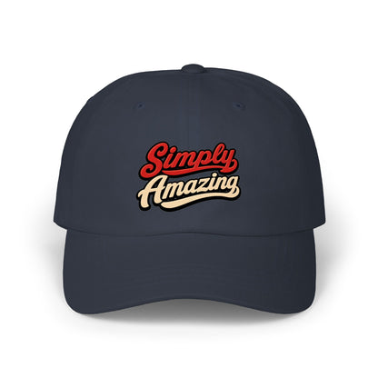 Classic Dad Cap — "Simply Amazing" Embroidered Dad Hat