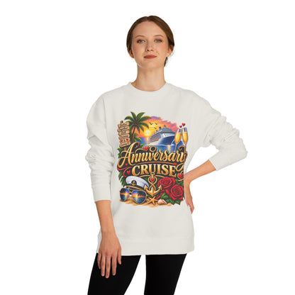 Anniversary Cruise Sweatshirt — Romantic Cruise Vacation Crewneck