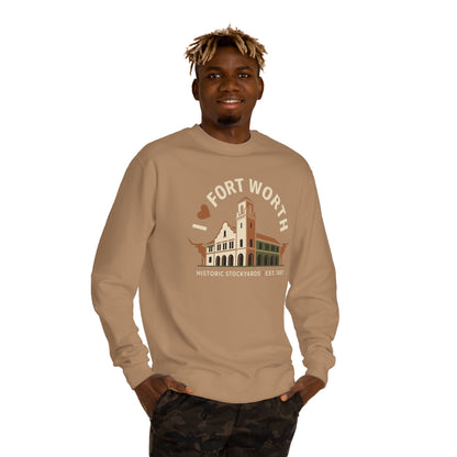 Fort Worth Historic Stockyards Sweatshirt — I  Fort Worth Crewneck