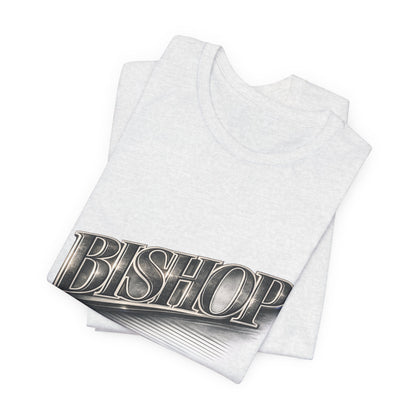 Bishop Retro Chrome Logo T‑Shirt