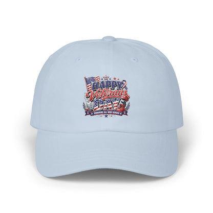 Dad Cap — 'Happy Veterans' Patriotic Flag Embroidered Hat