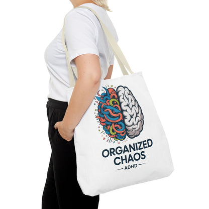 ADHD Tote Bag — "Organized Chaos" Brain Design