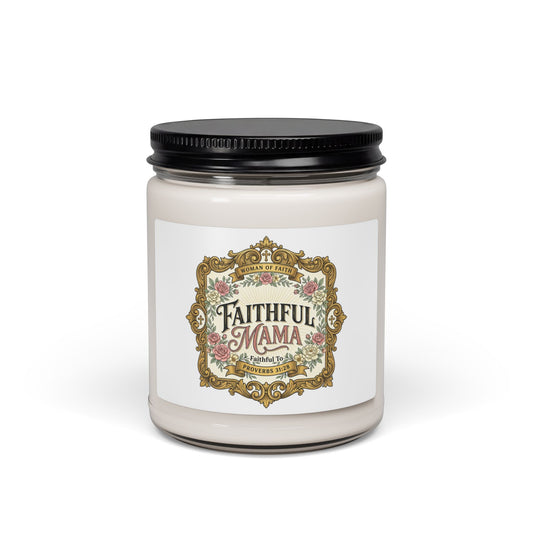 Faithful Mama Candle | minimalist mom life, cool mom streetwear