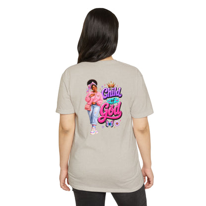 Child of God T-Shirt — Cute Pink Faith Graphic Tee for Girls