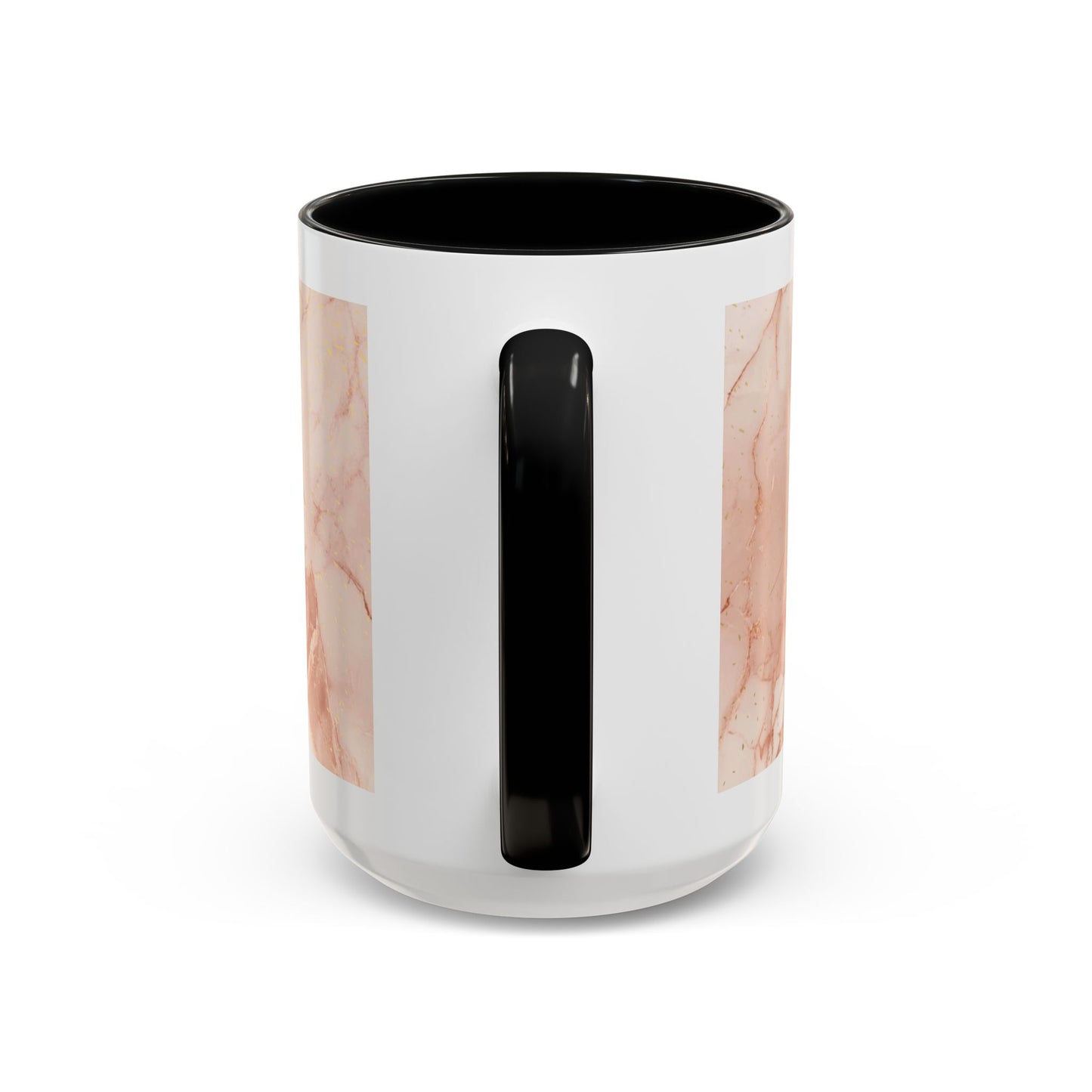 Mom Marble Accent Coffee Mug — Rose Gold & Gold Vein 11/15oz Gift