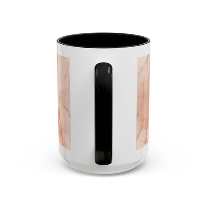 Mom Marble Accent Coffee Mug — Rose Gold & Gold Vein 11/15oz Gift