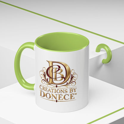 Creations by Donece Logo Accent Coffee Mug (11/15oz)